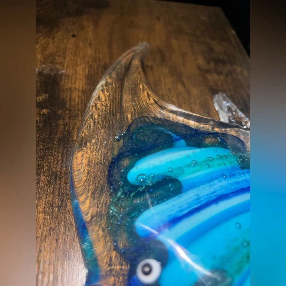 Murano art blown fish sculpture - Picture 3 of 9